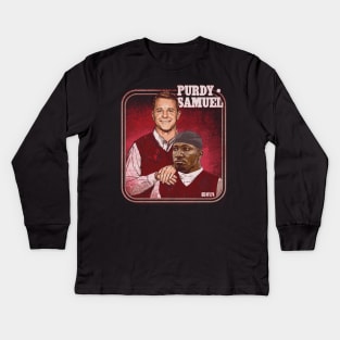 Brock Purdy & Deebo Samuel San Francisco Step Brothers Kids Long Sleeve T-Shirt